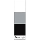 Adorama QpCard 101, 3 Cards with Black / Gray / White Colors used for the White Balance System of Digital Cameras. ~ QpCARD