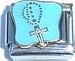Clearly Charming Rosary Beads Italian Charm Bracelet Link