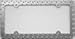 Diamond Plate License Plate Frame (Chrome)