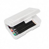 Advantus  Gem Pencil Box, 8 1/2 x 2 1/2, Clear - Same Day Shipping (orders by 3 pm), Next Day Delivery (in most cases)