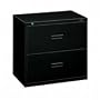 HON 432LP 400 Series 30 by 28-3/8 by 19-1/4-Inch 2-Drawer Lateral File, Black