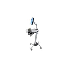 Ergotron Neo-Flex LCD Cart - Cart for LCD display / keyboard / mouse / bar code scanner / CPU - plastic, aluminium, steel - two-tone grey - screen size: up to 22" - mounting interface: 100 x 100 mm, 75 x 75 mm