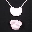 Pink Bib & Diaper Set Clothes for 11" - 14" Stuffed Animals and Dolls