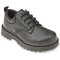 Boys' Skechers Raiders Oilers - Black Imperial Leather (BLK)