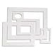 Photo : Pacon 72500 Precut Mat Frames, White, 12 ea. of 5 Assorted Sizes, 60 per Pack
