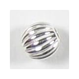 (50) 3mm Sterling Silver CORRUGATED Beads
