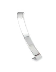 Sterling Silver 8mm Cuff Bangle QB328"