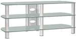 TECHCRAFT BEL501F 50 FLAT-PANEL TV STAND (SILVER)