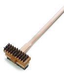 Carlisle 4029400 - Sparta Double Broiler King Brush, Wood Handle
