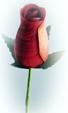 Handmade Wooden Red Rose