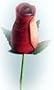 Handmade Wooden Red Rose