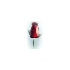 Handmade Wooden Red Rose