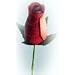 Handmade Wooden Red Rose