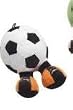 Ethical Pet Plush Sport Walker Soccerball 7 in. Dog Toy