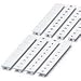 ZB 8 QR:FORTL.ZAHLEN 61-70, Connector Accessories Zack Marker Strip Polyamide White (10 Items)
