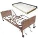 Drive Medical Semi-Electric Bed with Full Length Side Rails and 80 Inches Foam Mattress