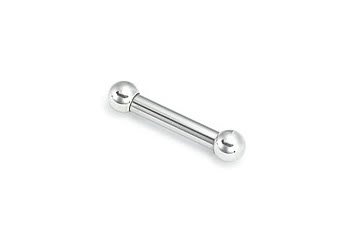 316L Surgical Steel Straight Barbell 8g