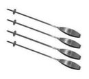 Weber Style Four-Piece Stainless Steel Skewer Set