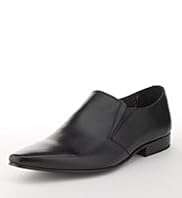Limited Collection Leather Pointed Slip-On Shoes