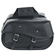 Motorcycle Saddlebags Leather Like Waterproof Saddle Bags SD4068Plain