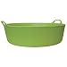 TubTrug SP15PST Shallow Pistacio Flex Tub, 15 Liter