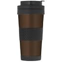 Thermos Nissan 18-Ounce Stainless-Steel Travel Tumbler, Espresso
