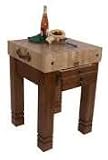 John Boos & Co. American Heritage Collection Barn Red Steamer Block 24x24-in.