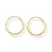 14k Endless Hoop Childrens Earrings