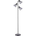 3 Light Tree Lamp, Satin Nickel