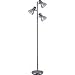 3 Light Tree Lamp, Satin Nickel