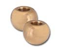 Shabbat Candle Holders - SET Brass Travel and for Jewish Holiday