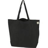 Organic Sacks & Totes Black Canvas Tote Bag 19