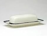 Noritake Stardust Platinum Covered Butter, 7 x 4 1/4
