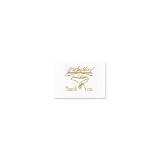 Gold Graduation Thank You Cards