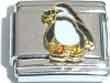 Clearly Charming Penguin Fish Italian Charm Bracelet Link