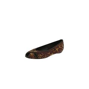 Buy Donald J Pliner Gloria | Ladies Dress Flat Shoes Expresso Plum Wild Leopard Stretch by Donald J Pliner