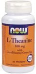 L-Theanine by NOW Foods - Mental Fitness (100mg - 90 Vegetarian Capsules)