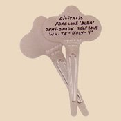 Bosmere H403 Wren 10x Stainless Steel Garden Markers - NO Pen