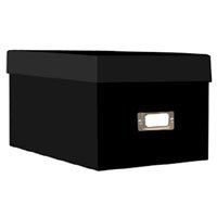 Pioneer Photo CD & DVD Storage Box, Black