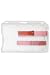 Frosted Horizontal Rigid 2-Card Dispenser w/Red Extractor Slide 1840-6400