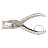 SWI74005 - Metal Hand Punch, 5 Sheet Capacity, 1/2x5, Chrome