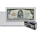 BCW 6.5 x 3 - Deluxe Currency Holder - Regular Bill (Dollar) Semi-Rigid Holder - (Pack of 50) - Currency and Coin Collecting Supplies
