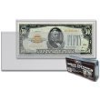 BCW 6.5 x 3 - Deluxe Currency Holder - Regular Bill (Dollar) Semi-Rigid Holder - (Pack of 50) - Currency and Coin Collecting Supplies