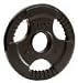 5 lb Black Olympic Urethane Tri-Grip Weight Plate