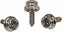 Imperial 37007 Snap Fastener Standard Screw - 3/8 Pkg/50