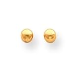 14k 3mm Ball Screwback Earrings