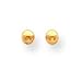 14k 3mm Ball Screwback Earrings