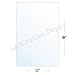 3 mil 12" x 18" hot Laminating Pouches 100/box Large Menu size glossy thermal laminator pockets