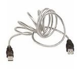 USB Extension Cable, 6', Gray IVR30010