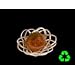 Packnwood "Akita" Bamboo Flower Basket, 2.3" Diameter (20 Packs of 50)